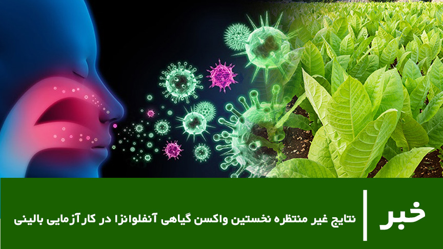 نتایج غیر منتظره نخستین واکسن گیاهی آنفلوانزا در کارآزمایی‌ بالینی